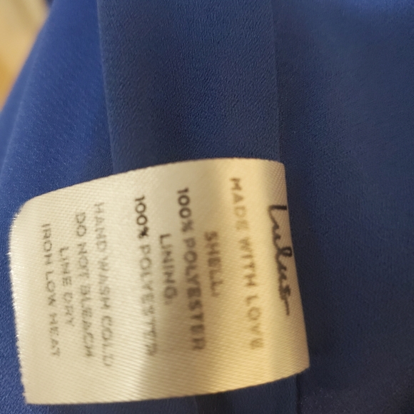 Manhattan Moment Blue Ruffled Midi Wrap Dress Lulus - Picture 16 of 16